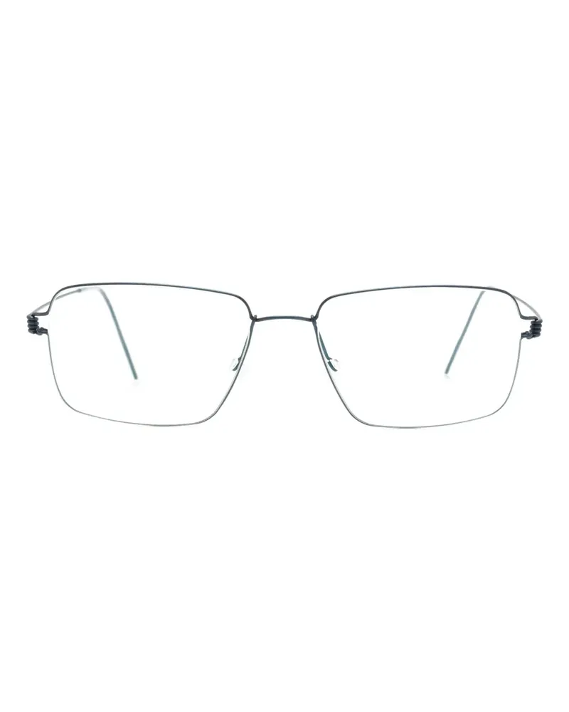 Lindberg Aaron Brille mit eckigem Gestell - Blau Blau