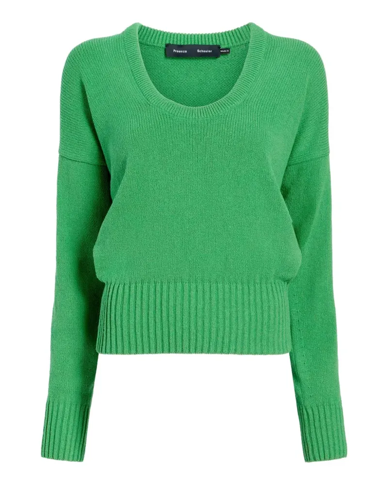 Proenza Schouler Niccola Pullover mit U-Ausschnitt - Grün Grün