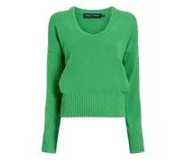 Niccola Pullover mit U-Ausschnitt - Grün