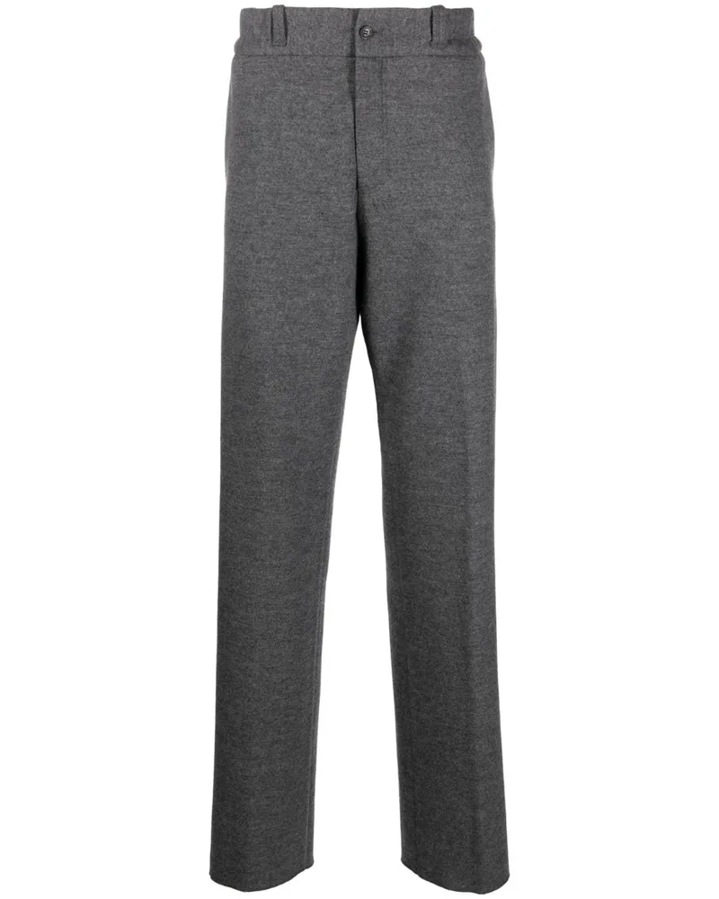 Lanvin Straight-Leg-Hose mit hohem Bund - Grau Grau