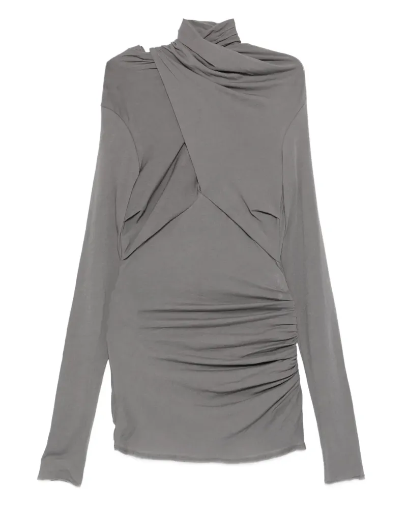 Entire Studios Drapierte Bluse - Grau Grau