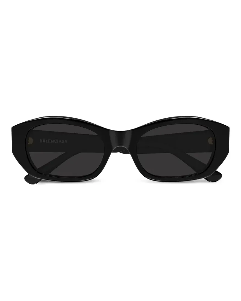 Balenciaga BB logo-plaque sunglasses - Schwarz Schwarz