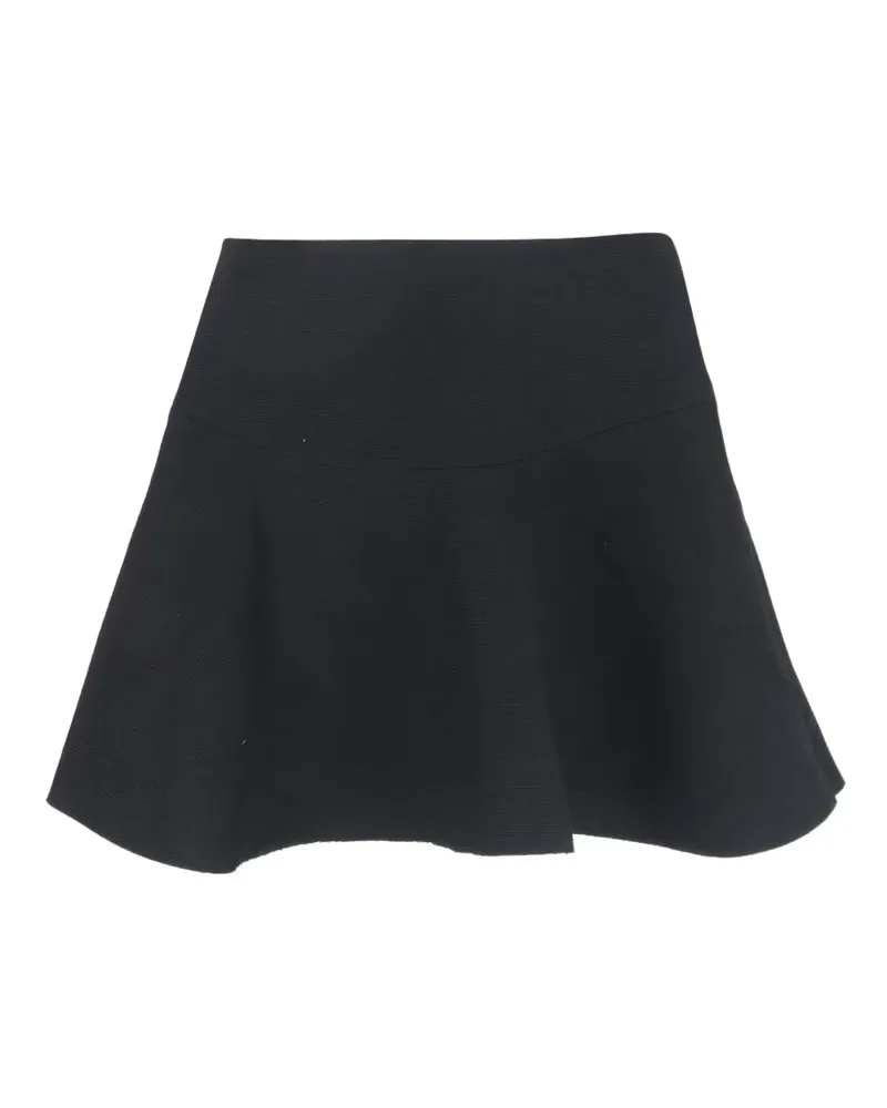 Sandro Ausgestellter Baya Minirock - Schwarz Schwarz