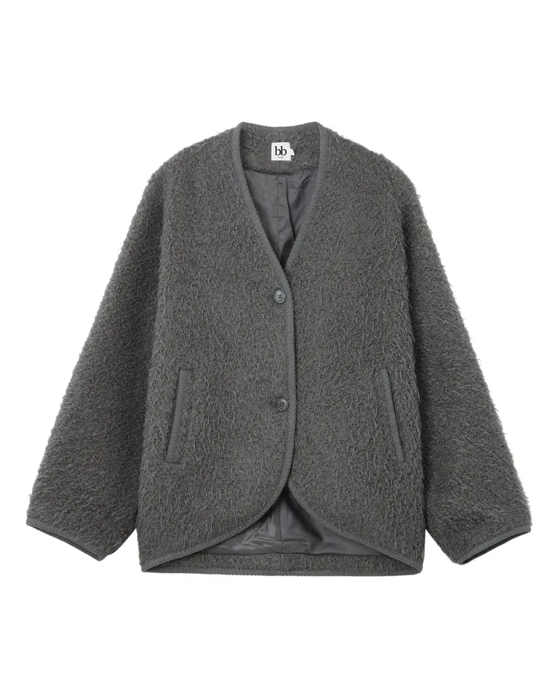 b+ab Jacke mit Knöpfen - Grau Grau