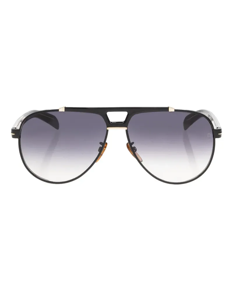 EYEWEAR by DAVID BECKHAM pilot-frame sunglasses - Schwarz Schwarz