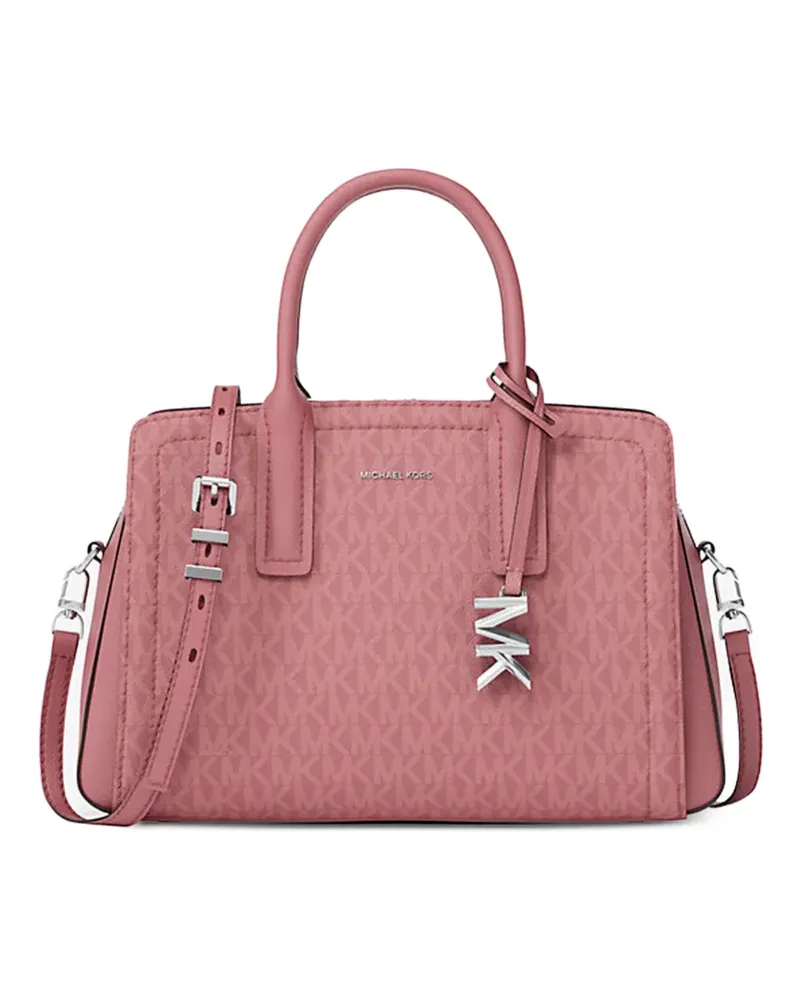 Michael Kors Tote Bag mit Lederbesatz - Rosa Rosa