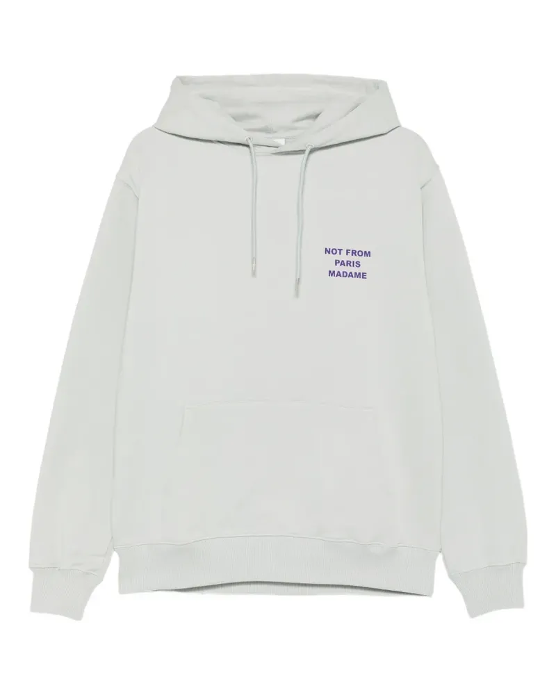 Drôle de Monsieur Not from Paris Madame Hoodie - Grau Grau