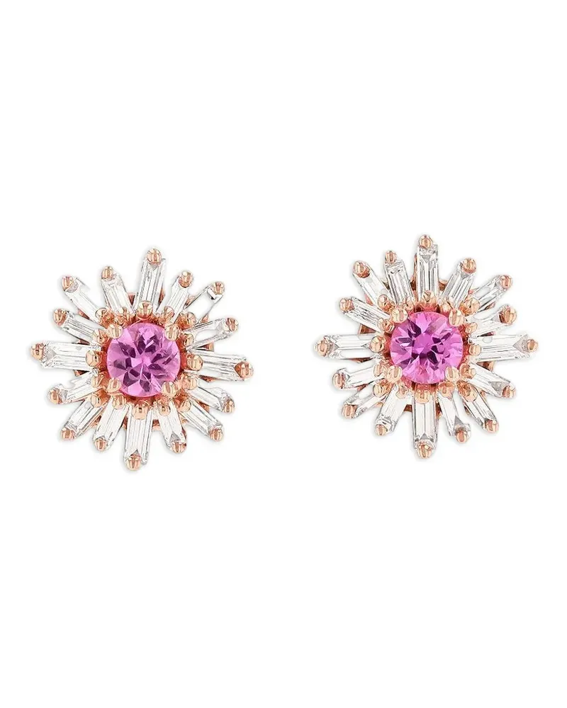 Suzanne Kalan Ohrring mit Saphir und Diamanten - Rosa Rosa