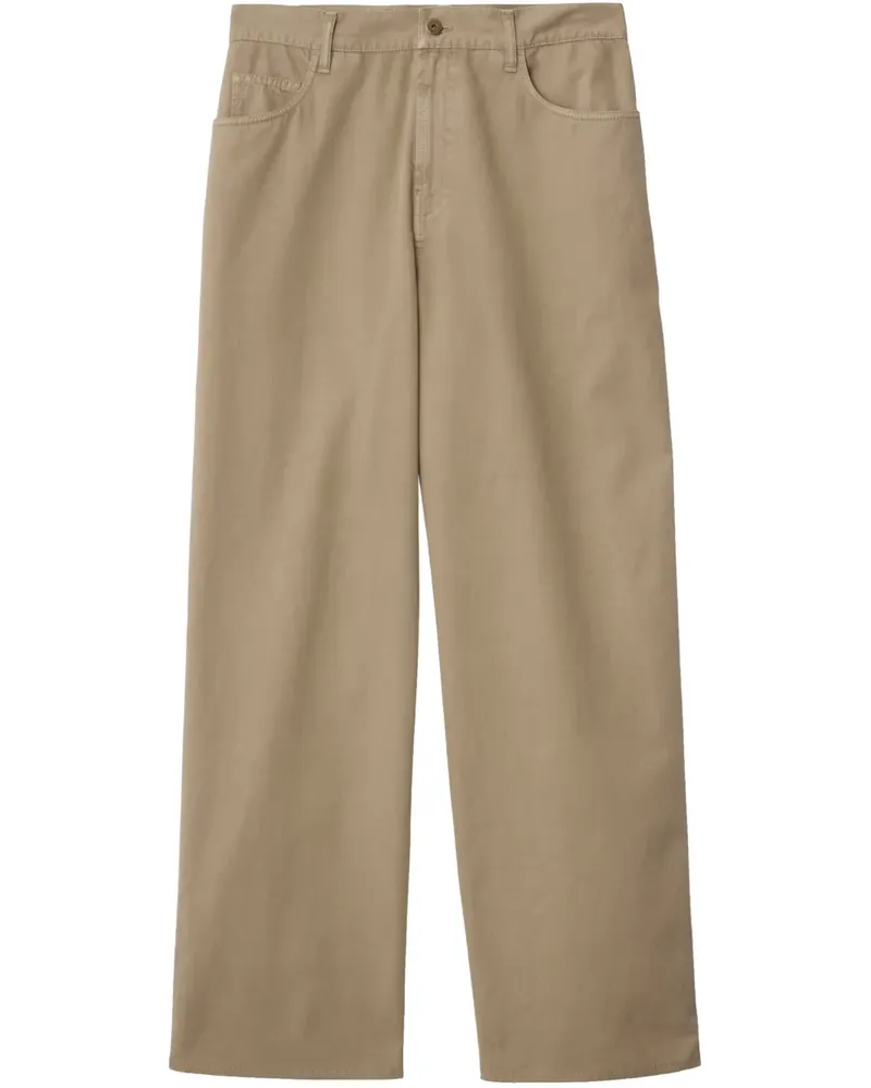 Burberry Hose mit geradem Bein - Nude Nude