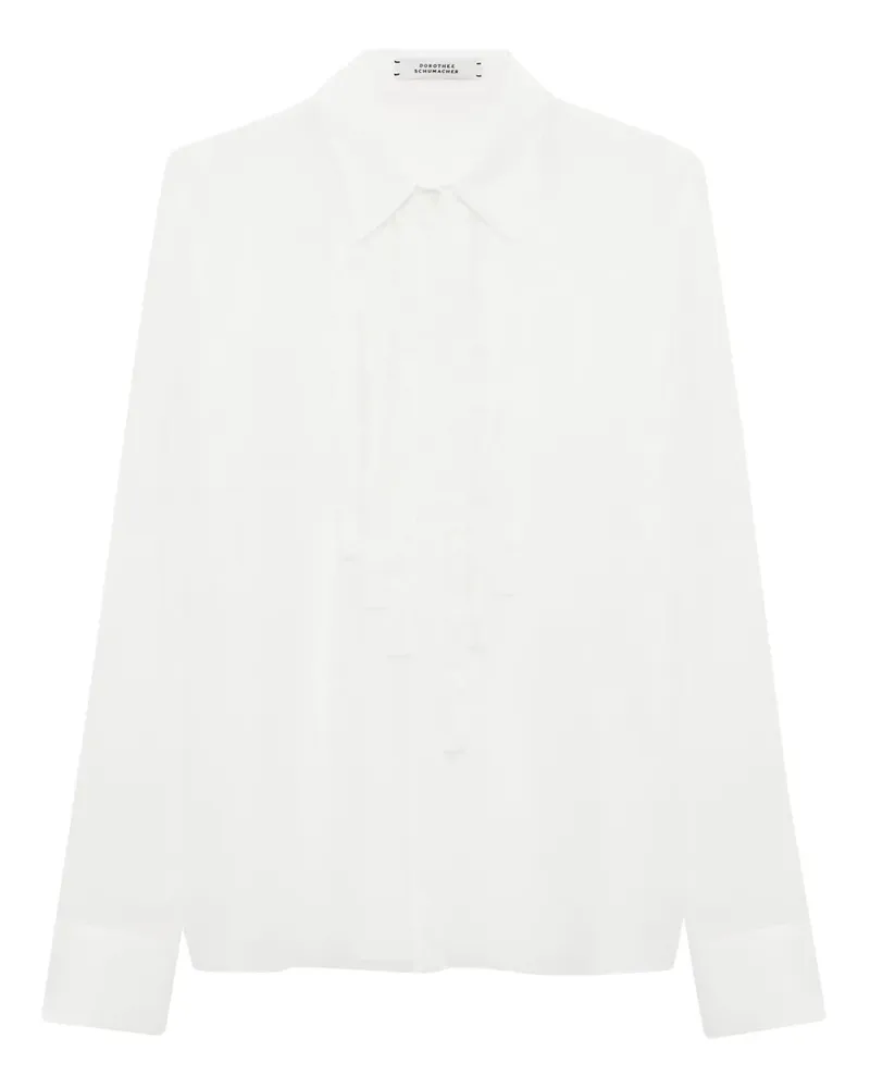 Dorothee Schumacher Hemd mit verdrehtem Detail - Weiß Weiß