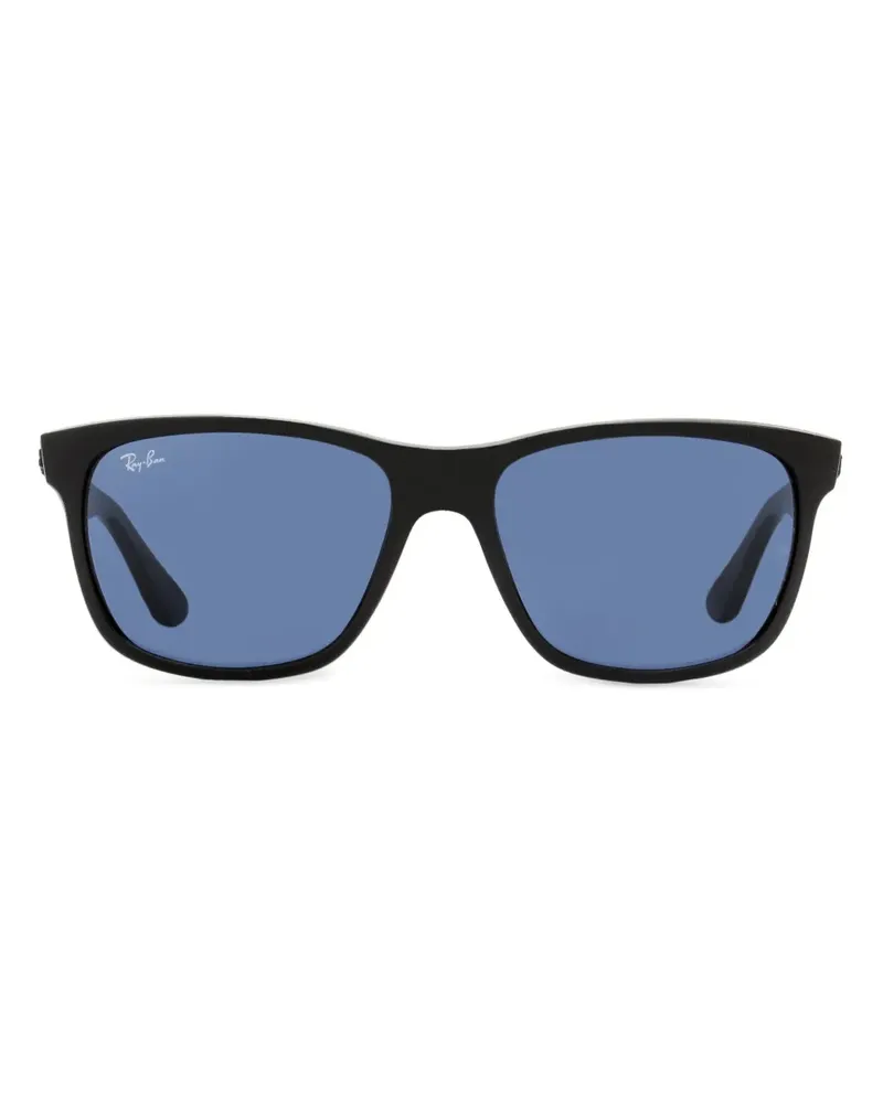 Ray Ban Sonnenbrille mit eckigem Gestell - Schwarz Schwarz