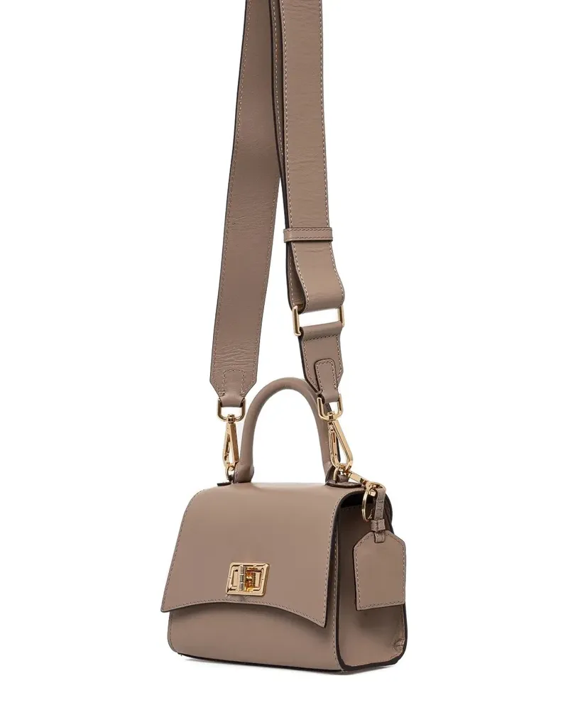 Geox Drehverschluss-Tote Bag mit Henkel - Nude Nude