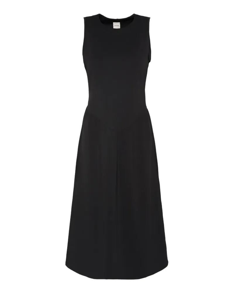 Calvin Klein sleeveless A-line dress - Schwarz Schwarz
