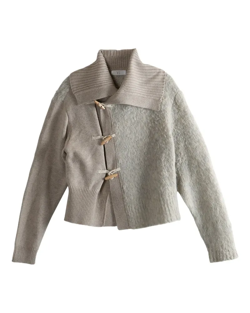 Yohji Yamamoto toggle-fastening cardigan - Nude Nude