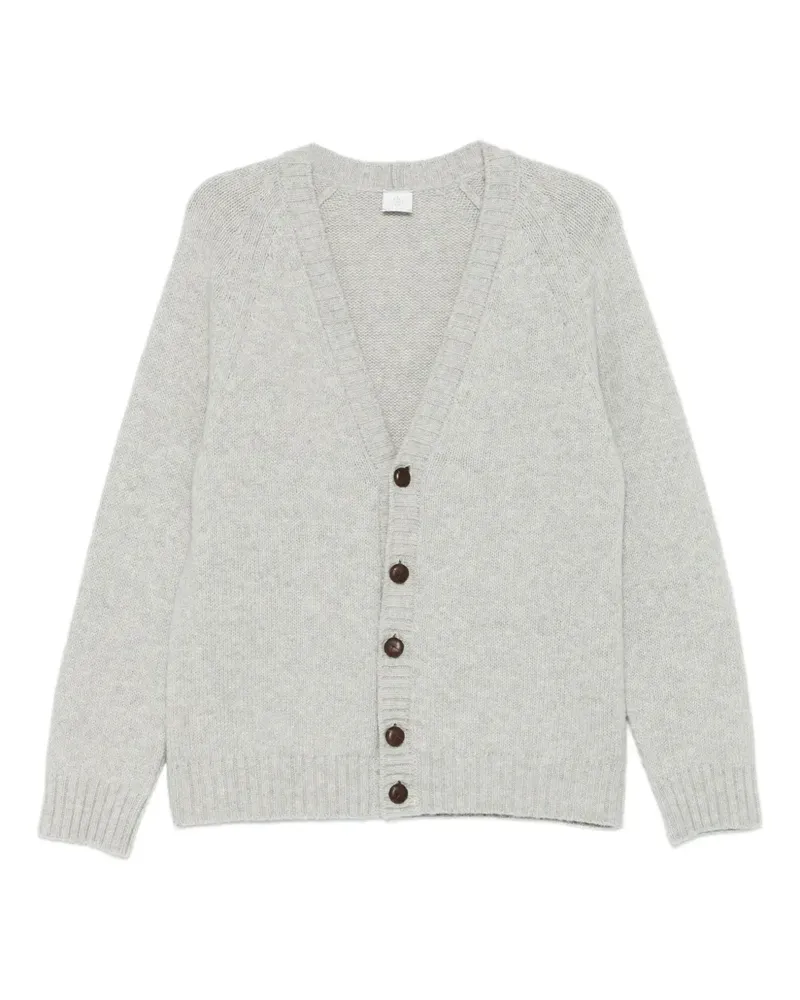 Eleventy Cardigan mit Knopfleiste - Grau Grau