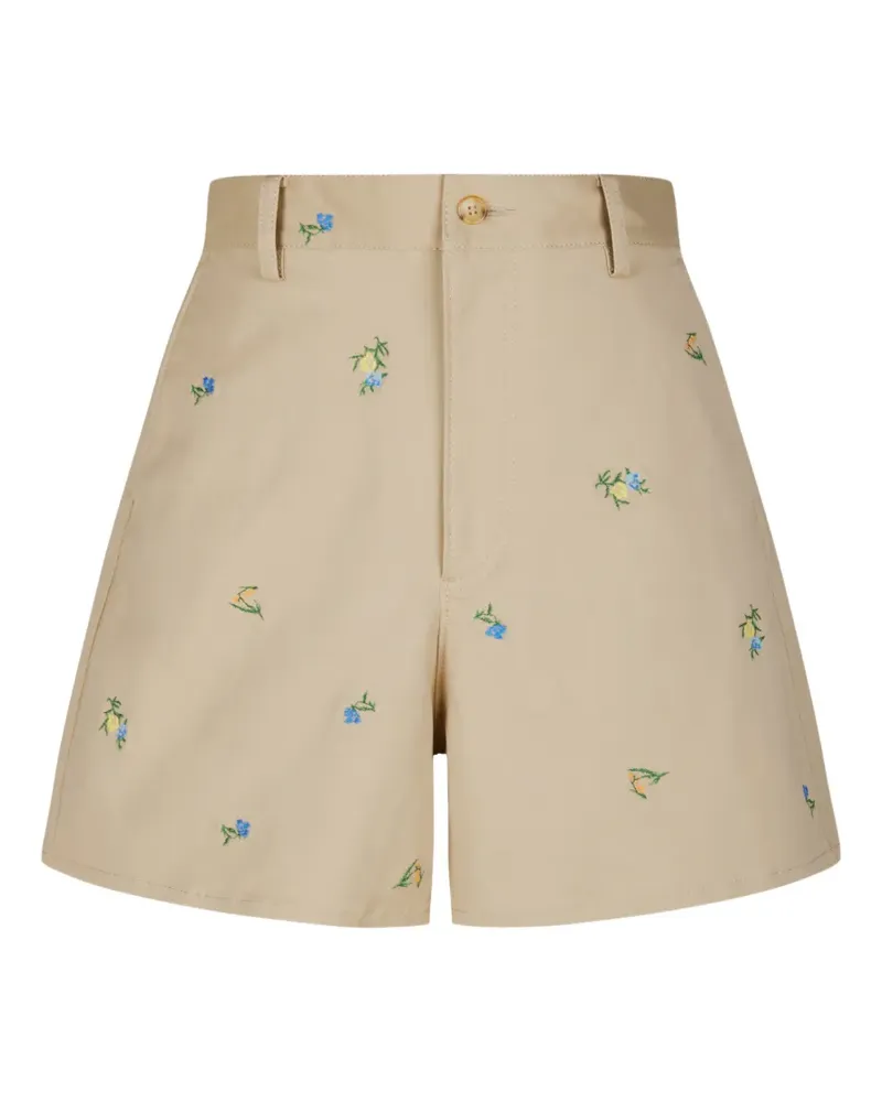 JNBY Shorts mit Blumenstickerei - Nude Nude