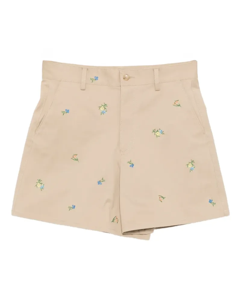JNBY Shorts mit Blumenstickerei - Nude Nude