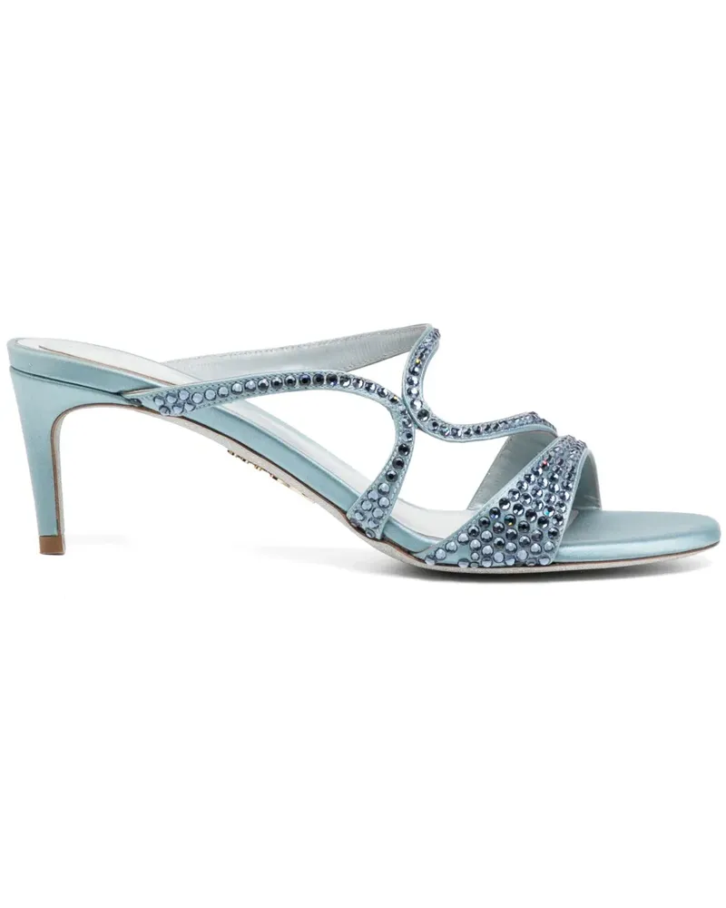 René Caovilla Verzierte Sandalen 70mm - Blau Blau