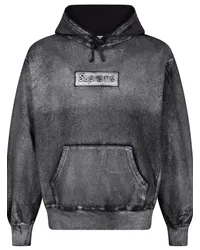 Supreme Being x MM6 Maison Margiela Hoodie mit Logo Schwarz