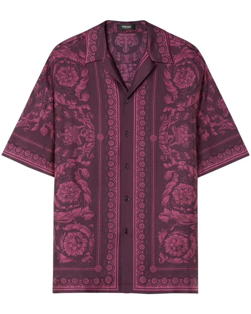 Versace Barocco Hemd - Rosa Rosa