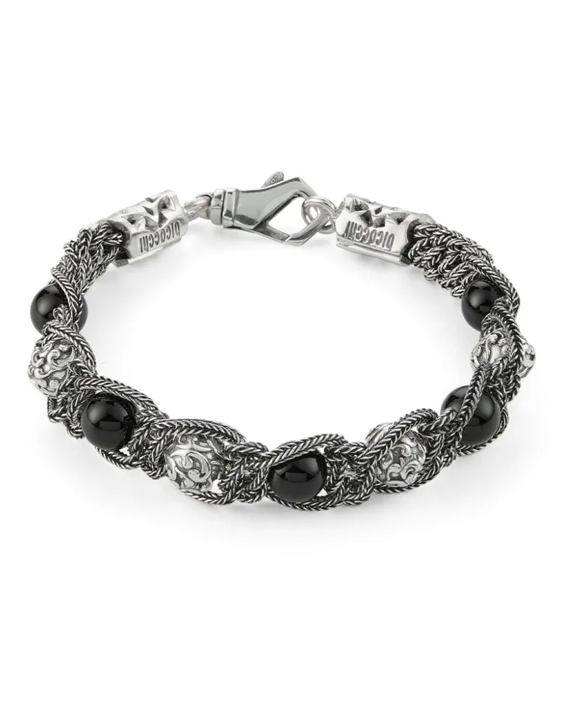 Emanuele Bicocchi Arabesque Shamballa Silberarmband Silber