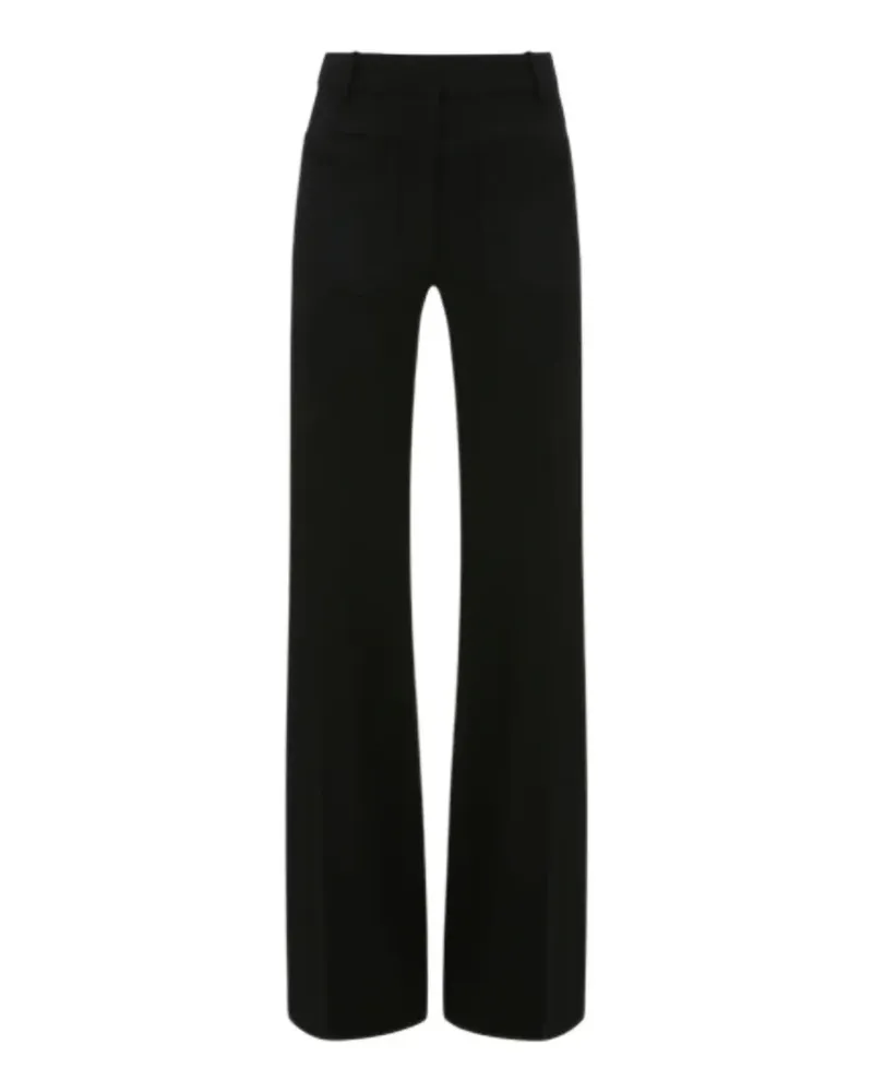 Victoria Beckham Alina patch-pocket trousers - Schwarz Schwarz