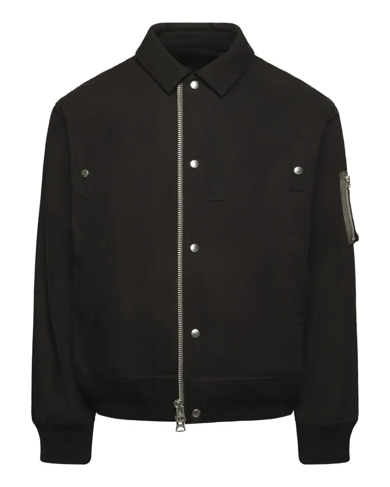 Sacai ripstop blouson jacket - Schwarz Schwarz