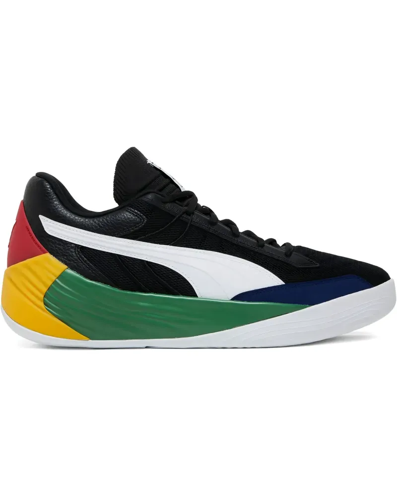 Puma Fusinitro Black Fives "Black Amazon Green" Sneakers - Schwarz Schwarz