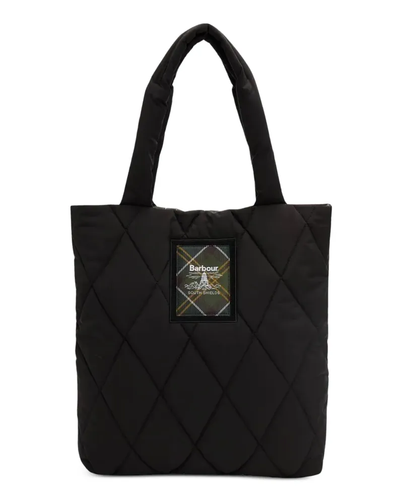 Barbour Gesteppter Connie Tote Bag - Schwarz Schwarz