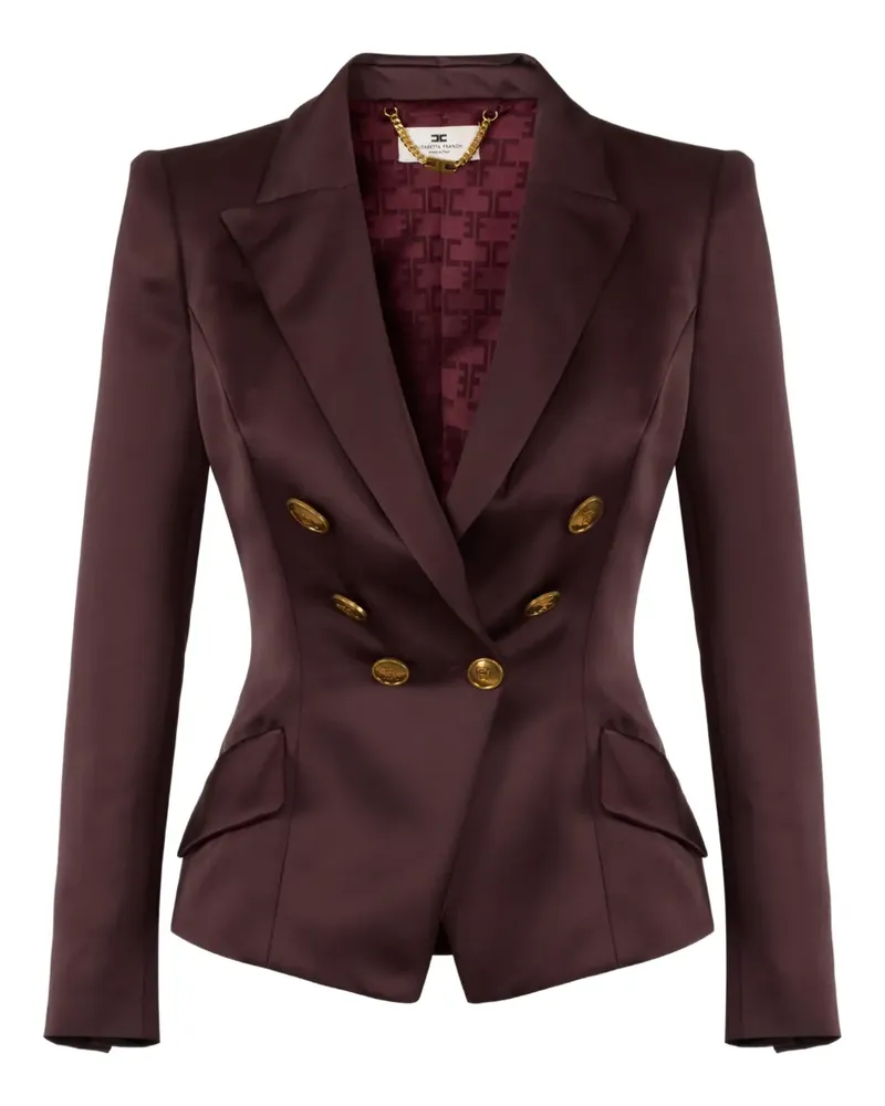 Elisabetta Franchi Doppelreihiges Sakko - Braun Braun