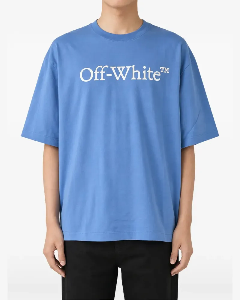 OFF-WHITE T-Shirt im Oversized-Look - Blau Blau
