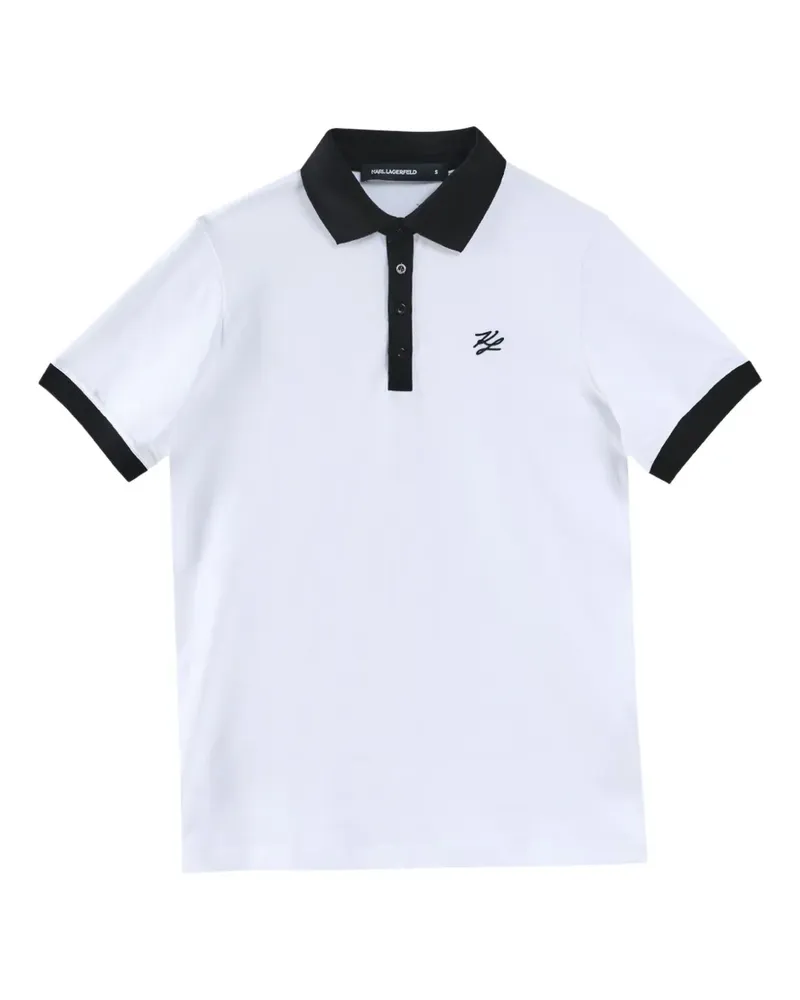 Karl Lagerfeld Karl Autograph Poloshirt - Weiß Weiß