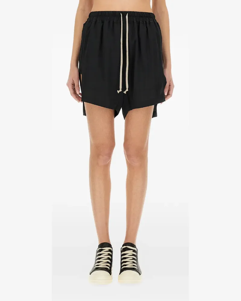 Rick Owens Boxers drawstring side-slit shorts - Schwarz Schwarz