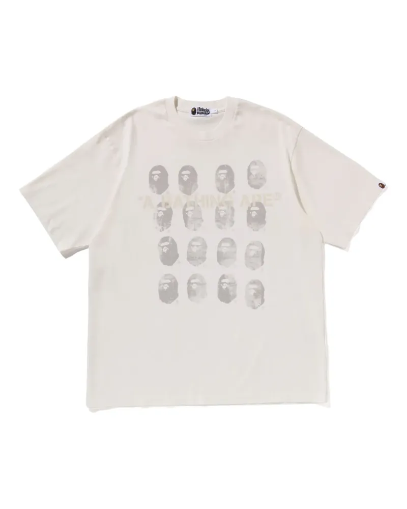 BAPE T-Shirt mit grafischem Print - Nude Nude