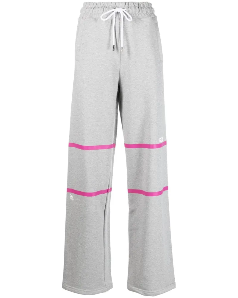 GCDS Jogginghose mit Logo-Print - Grau Grau
