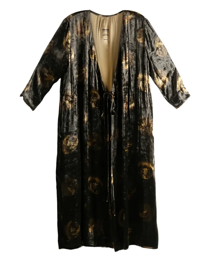 Uma Wang Anthea tie-waist midi dress - Schwarz Schwarz