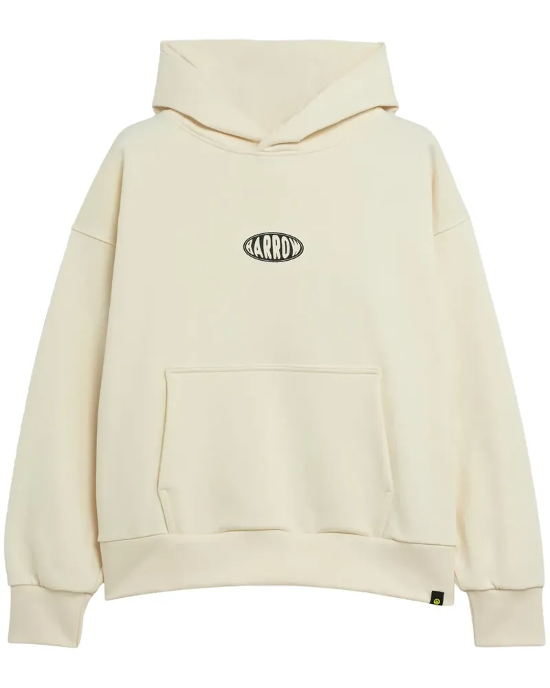 BARROW Hoodie mit Logo-Print - Nude Nude