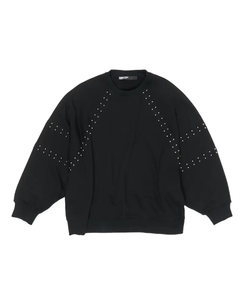BIMBA Y LOLA Sweatshirt mit Nieten - Schwarz Schwarz