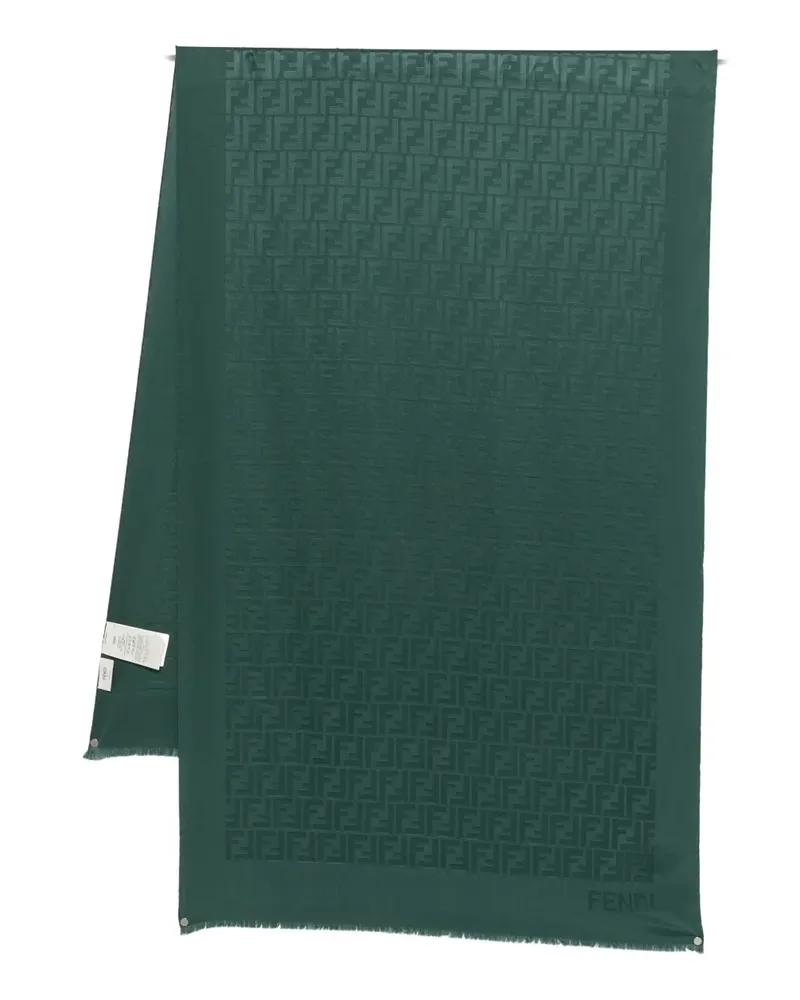 Fendi FF-logo scarf - Grün Grün