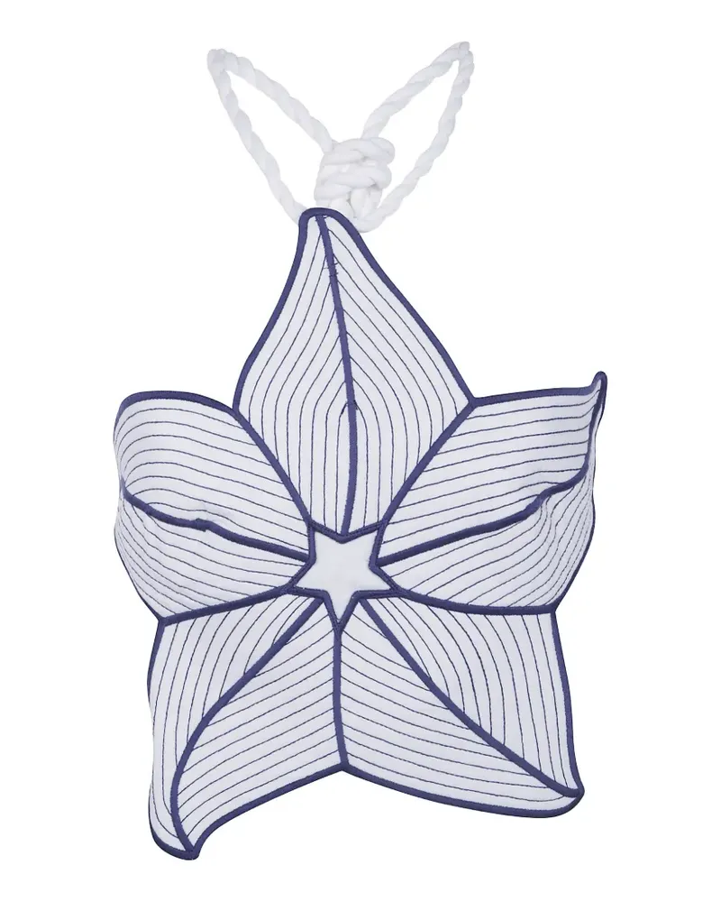 FARM Rio star-shaped halterneck top - Weiß Weiß