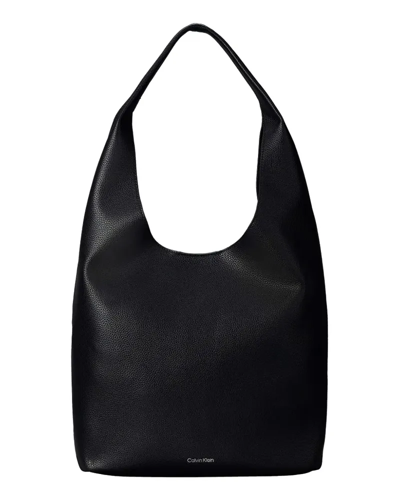 Calvin Klein pebbled-texture shoulder bag - Schwarz Schwarz