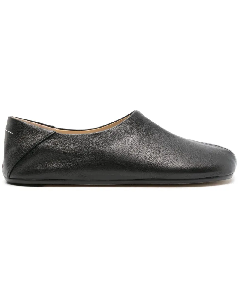 Maison Margiela Slipper mit asymmetrischer Kappe - Schwarz Schwarz