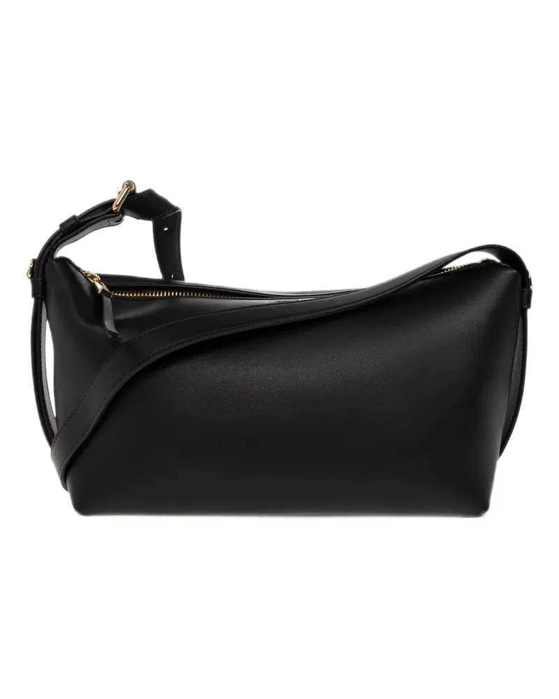 Moschino Schultertasche aus Leder - Schwarz Schwarz