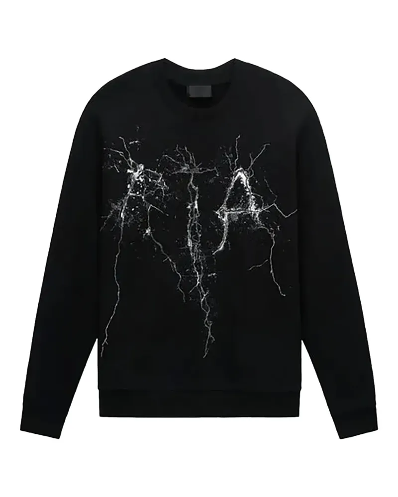 RTA Charles logo-print sweatshirt - Schwarz Schwarz