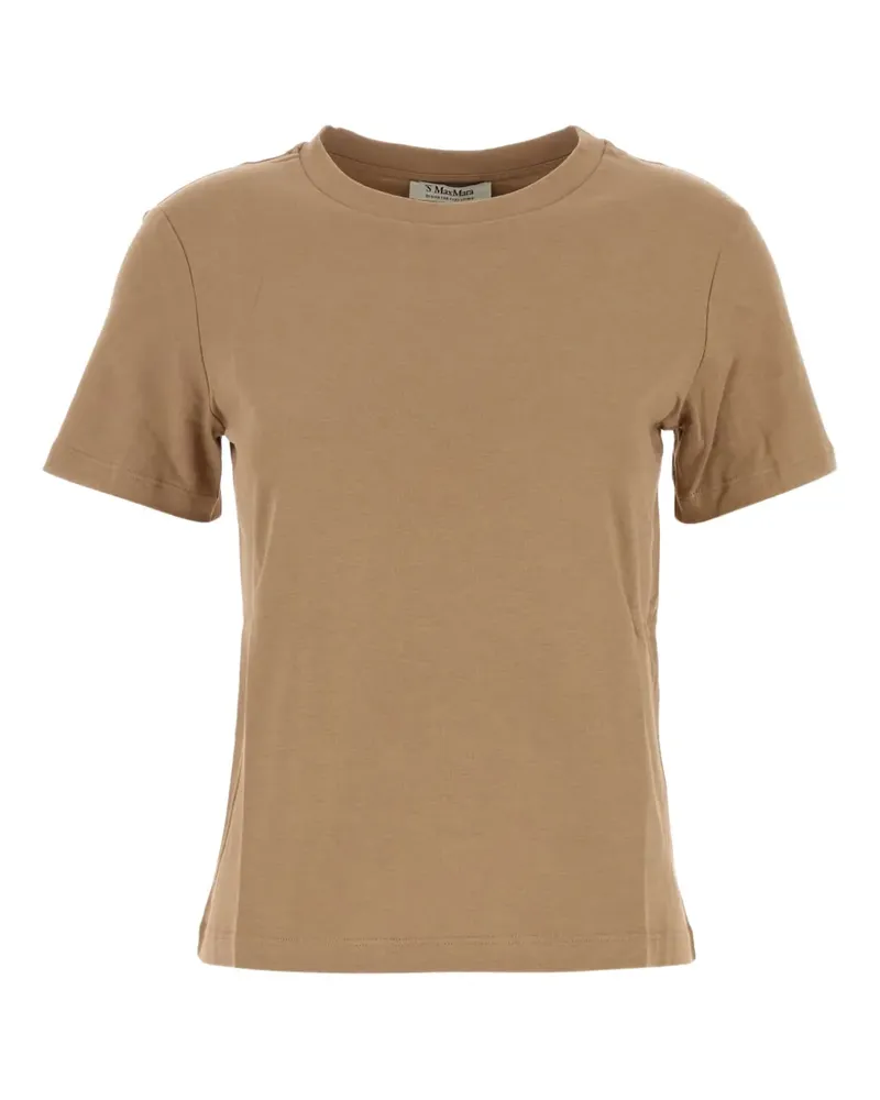 Max Mara Max Mara Klassisches T-Shirt - Nude Nude