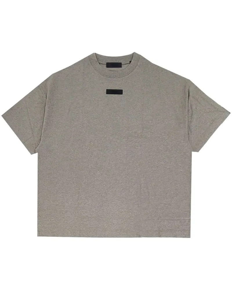 Fear of God T-Shirt mit Logo-Applikation - Grau Grau