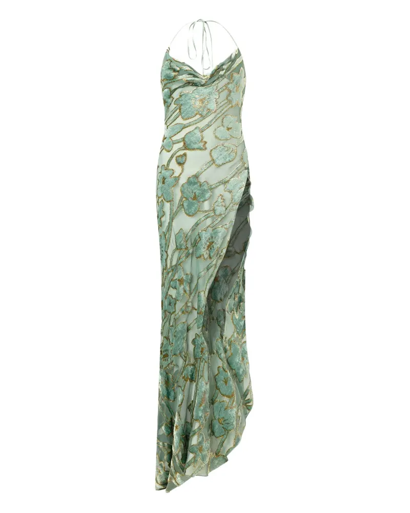 Roberto Cavalli Asymmetrisches Kleid - Grün Grün
