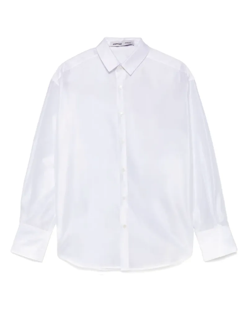 Carven Semi-transparentes Taft-Hemd - Weiß Weiß