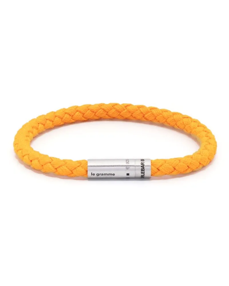 Le Gramme Le 7g cable bracelet - Orange Orange