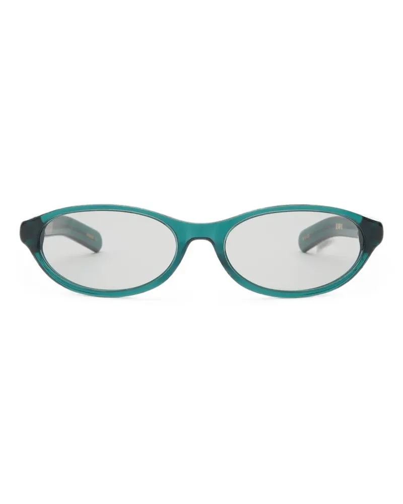FLATLIST Olympia Sonnenbrille mit ovalem Gestell - Grün Grün
